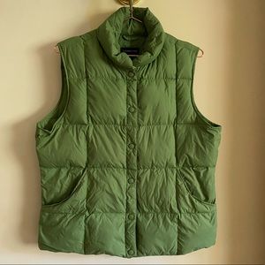 Land’s End Snap Button Puffer Vest